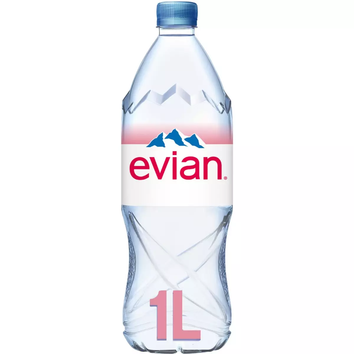 Bouteille d'eau minérale Evian - 1 L pas cher
