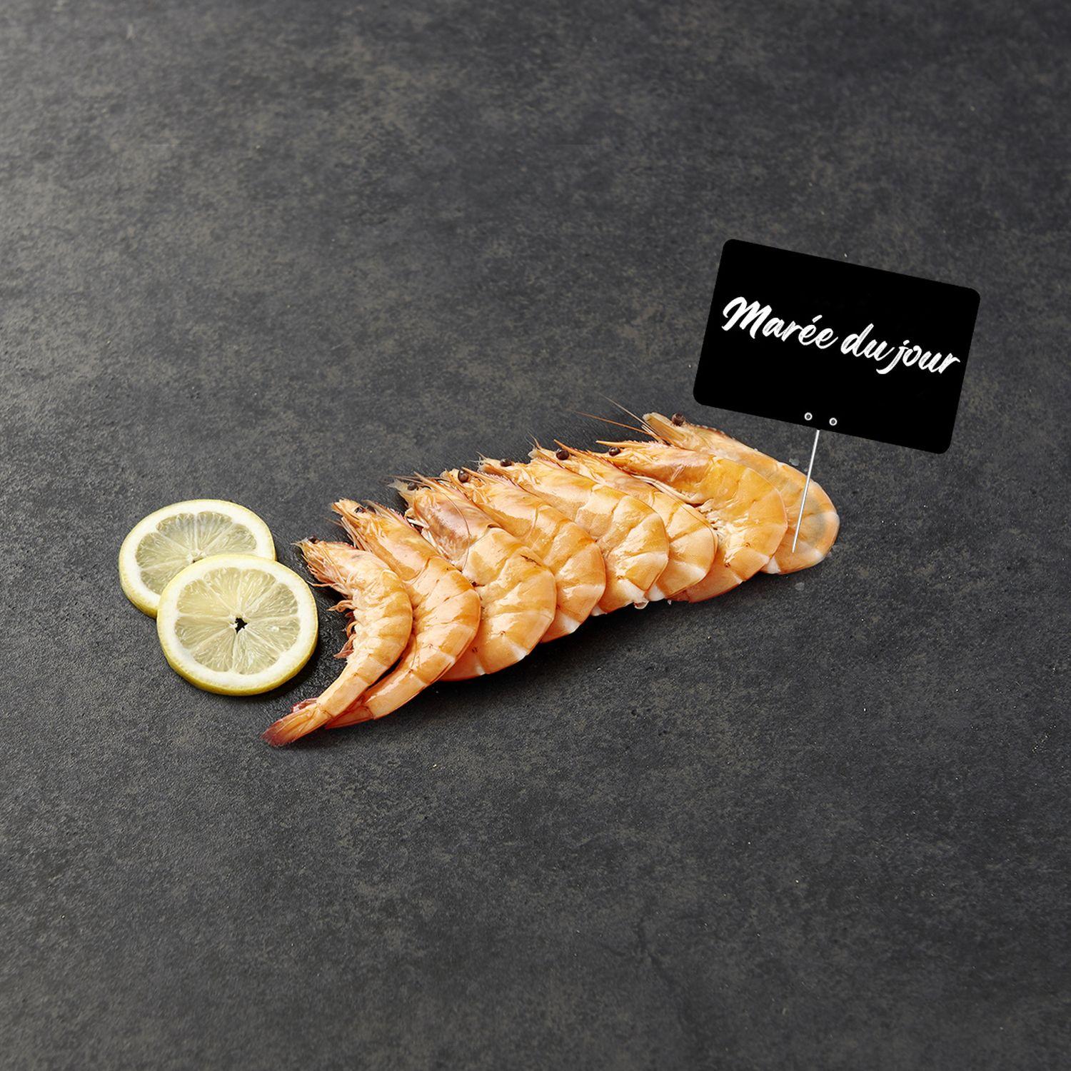MON POISSONNIER Crevette 30/40 pièces par kg 3 portions 150 g à 250 g