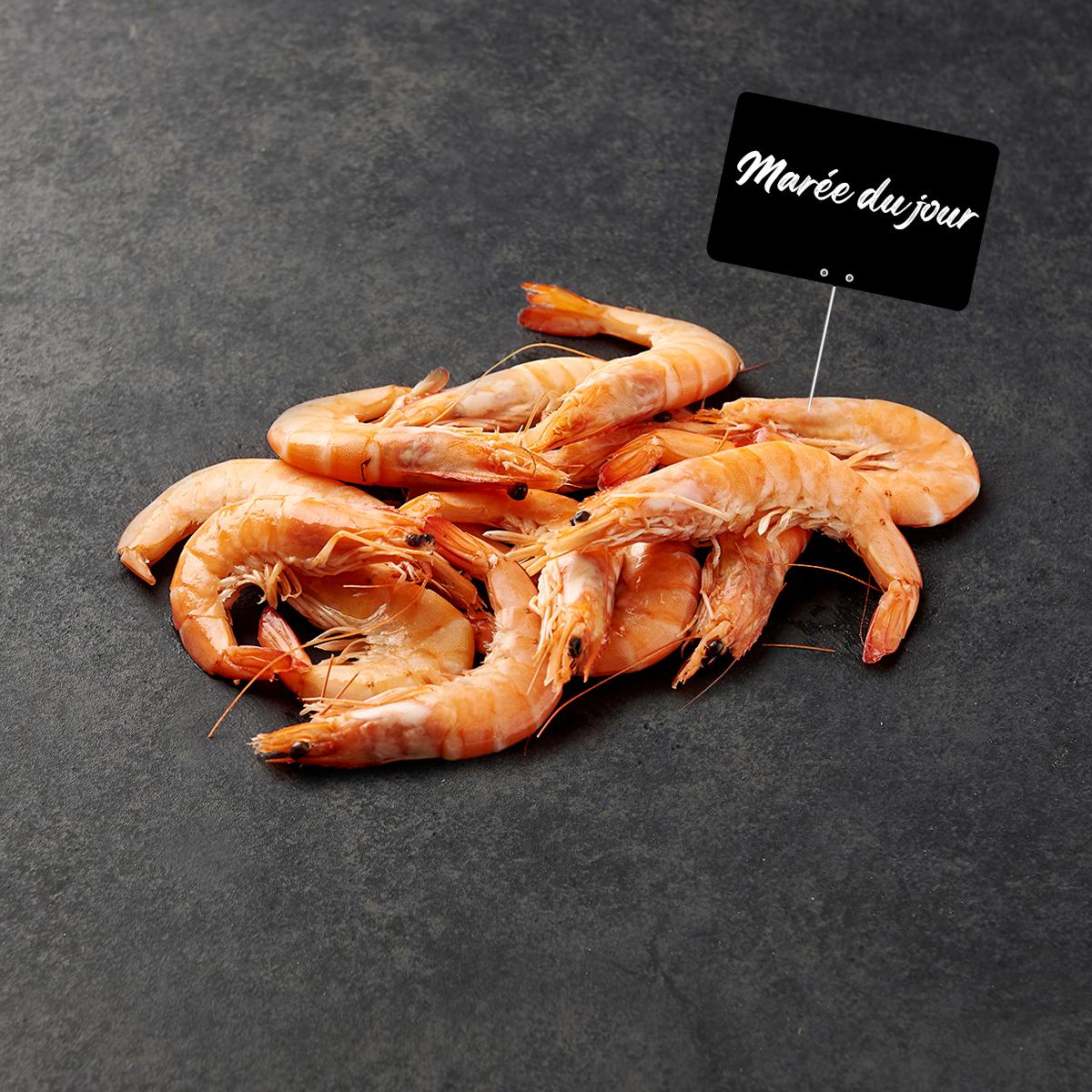MON POISSONNIER Crevettes cuites 60/80 pièces par kg 150 g à 250 g