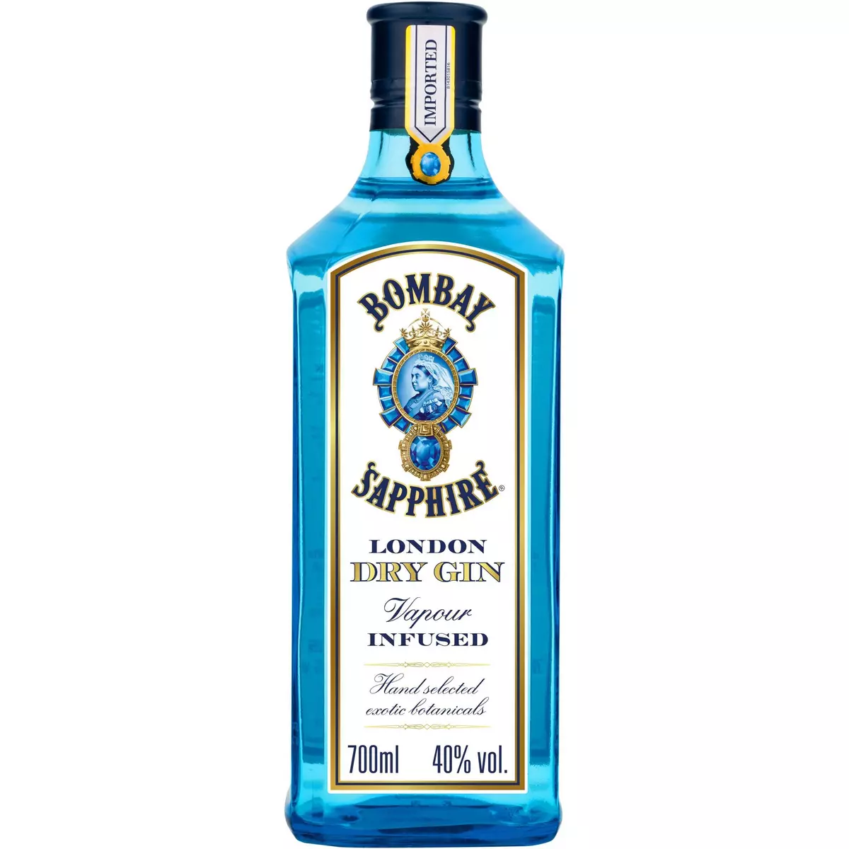 BOMBAY SAPPHIRE Dry gin 40% 70cl