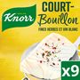 Voir la diapositive 2 : KNORR Court-bouillon fines herbes et vin blanc 9 tablettes 107g