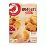 AUCHAN Nuggets de poulet 10 pièces 200g