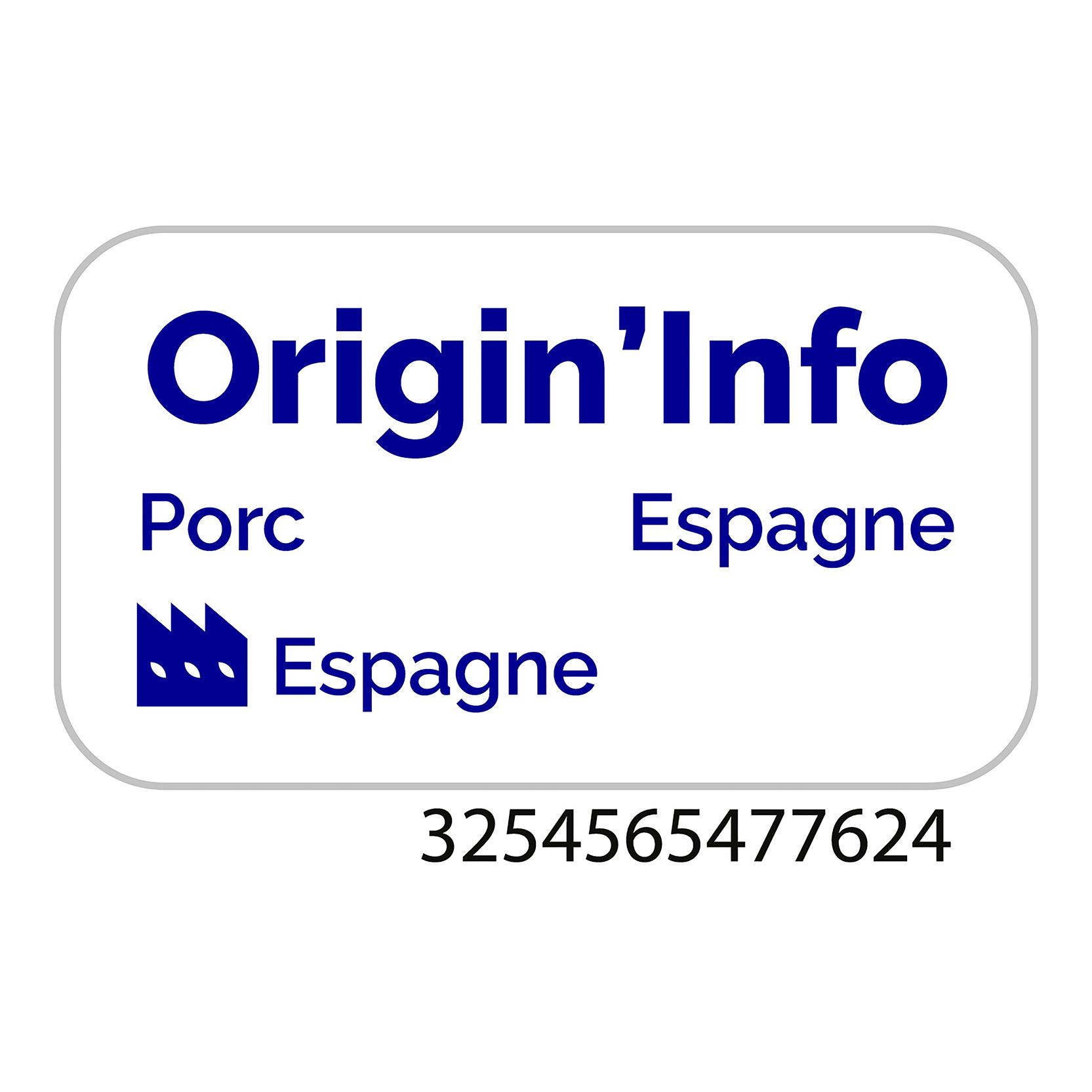 Voir la diapositive 2 : AUCHAN Lomo longe de porc séchée 20 tranches 100g
