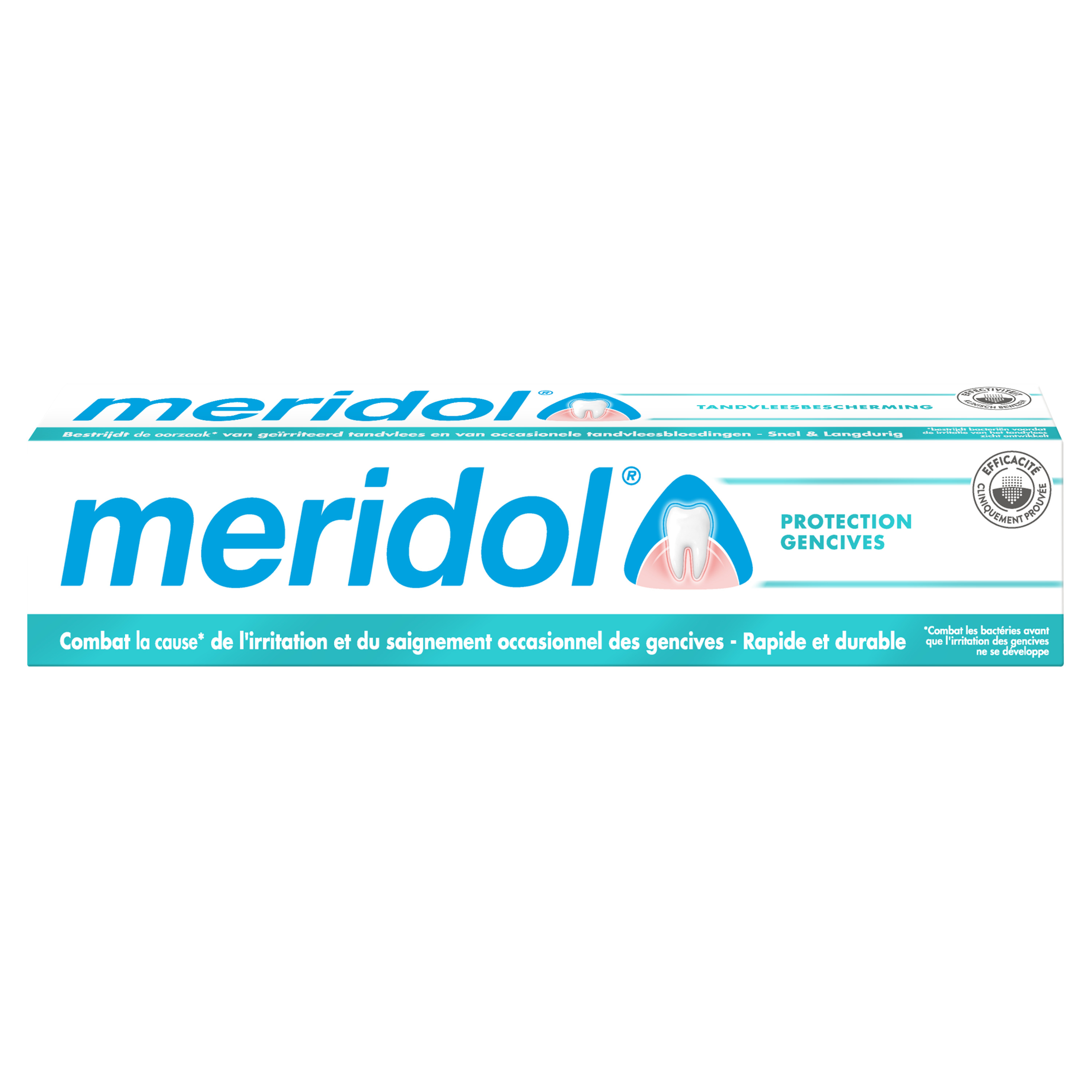 Voir la diapositive 2 : MERIDOL Dentifrice protection gencives 75ml