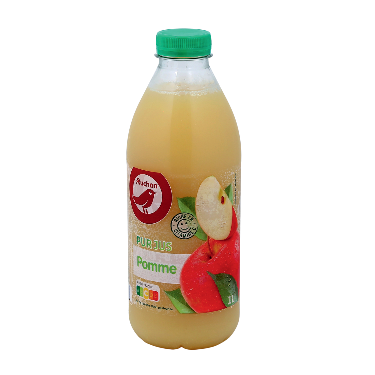 AUCHAN Pur jus de pommes 1L