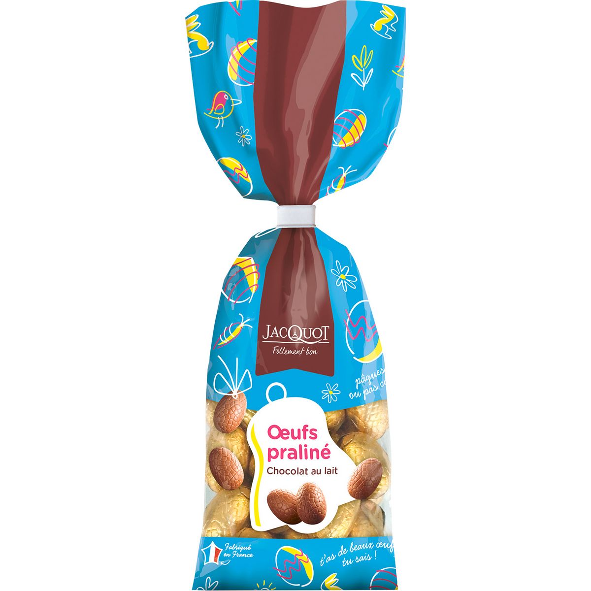 JACQUOT Œufs pralinés aux chocolats au lait 250g