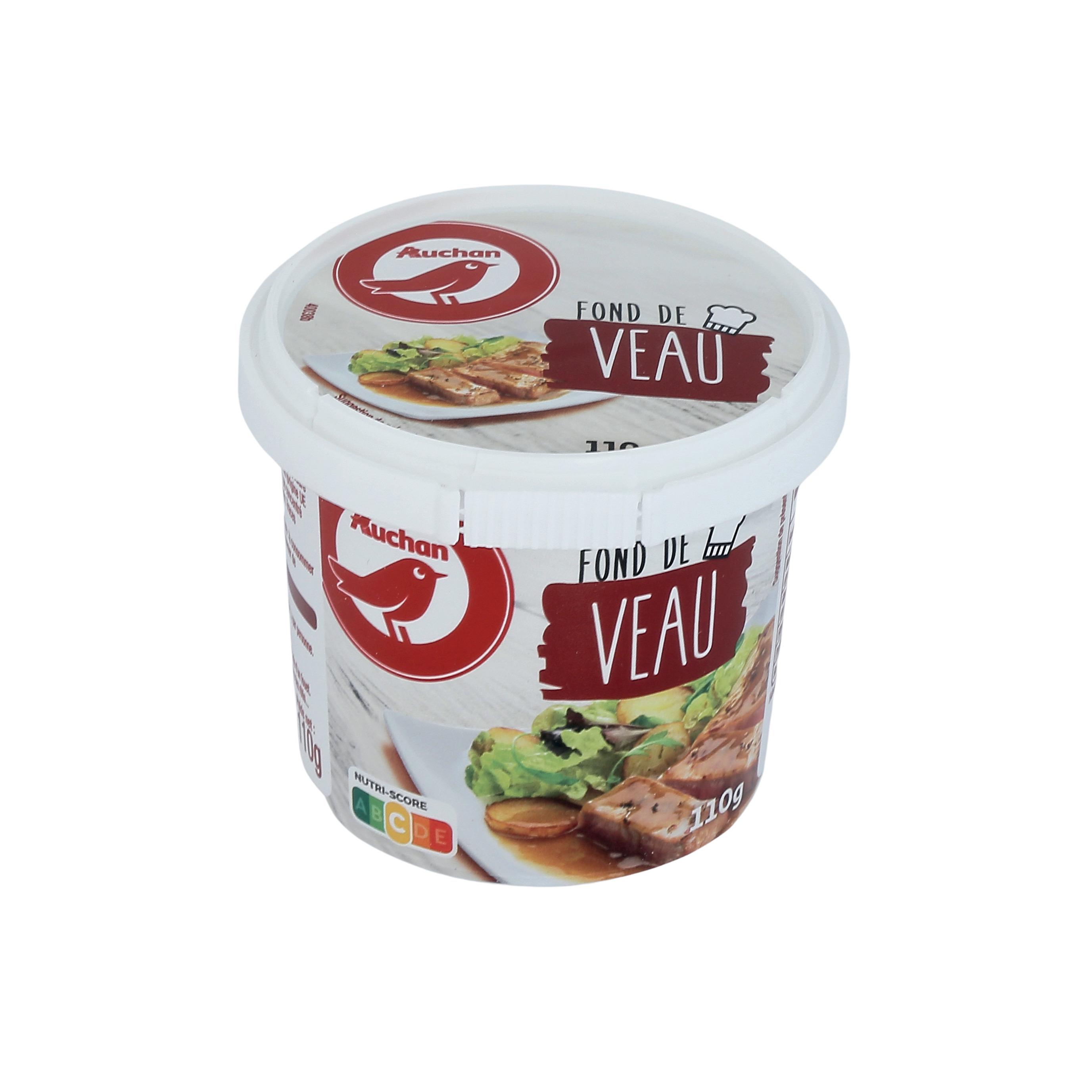 Voir la diapositive 2 : AUCHAN Fond de veau déshydraté avec bec verseur 110g