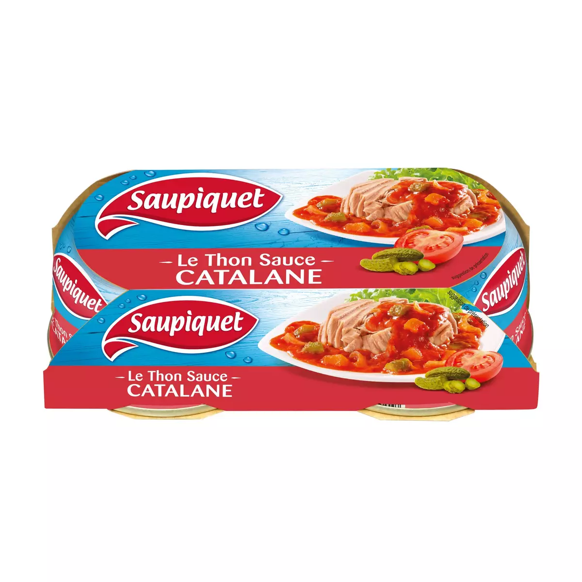 SAUPIQUET Thon sauce catalane lot de 2 2x135g