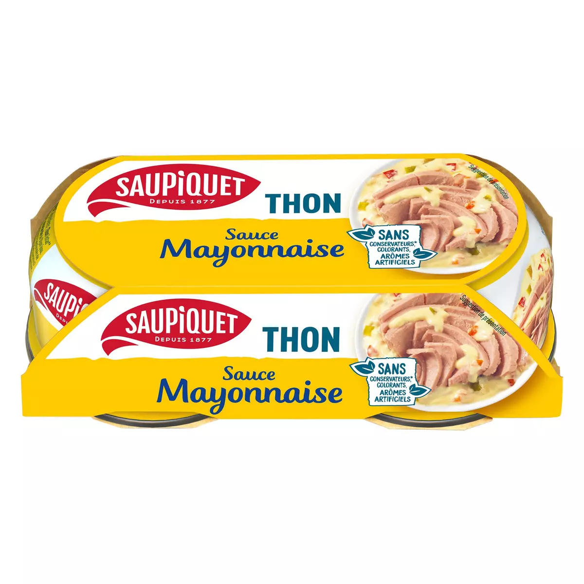 SAUPIQUET Thon sauce mayonnaise 2x135g
