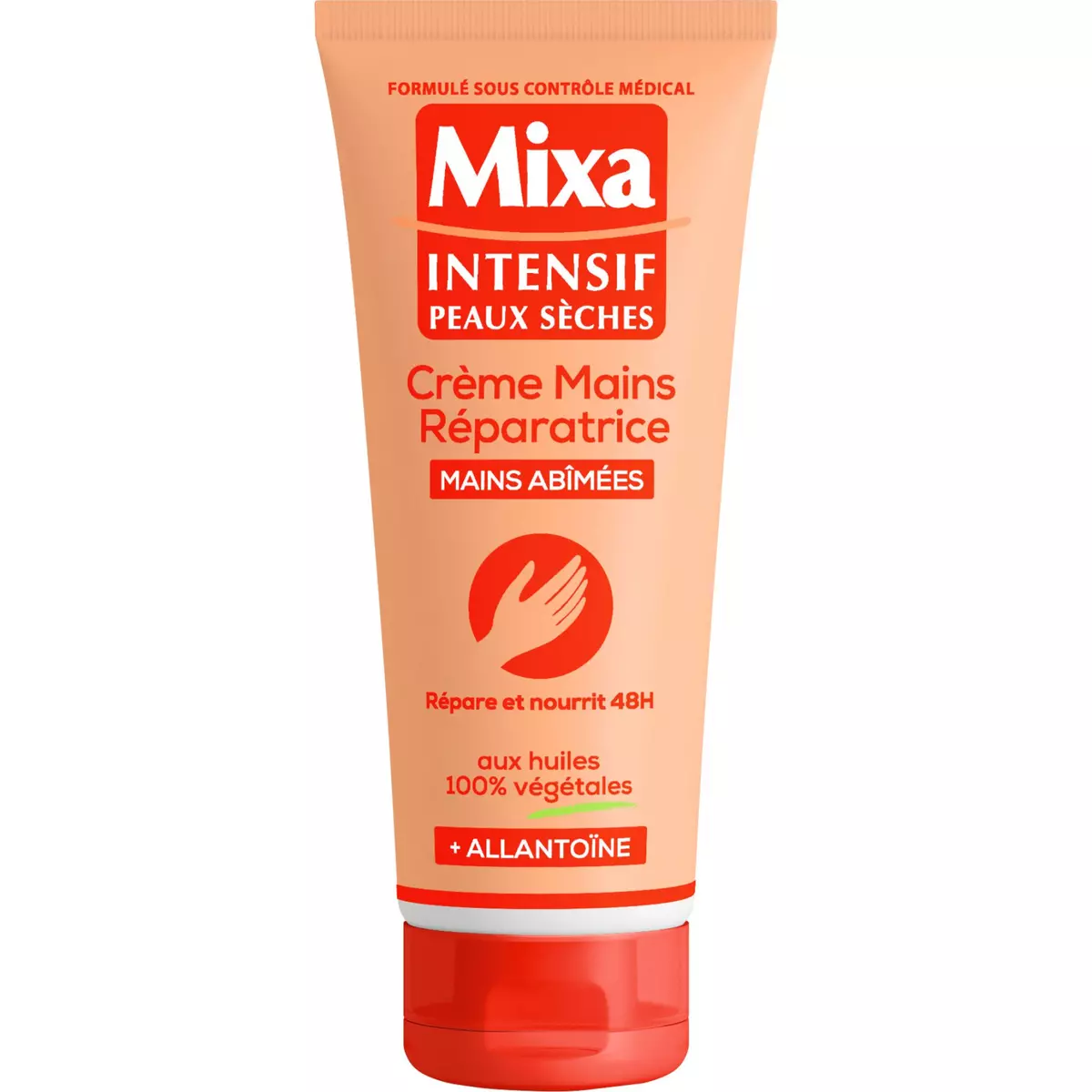 MIXA Intensif Crème mains réparatrice mains abîmées pour peaux sèches 100ml
