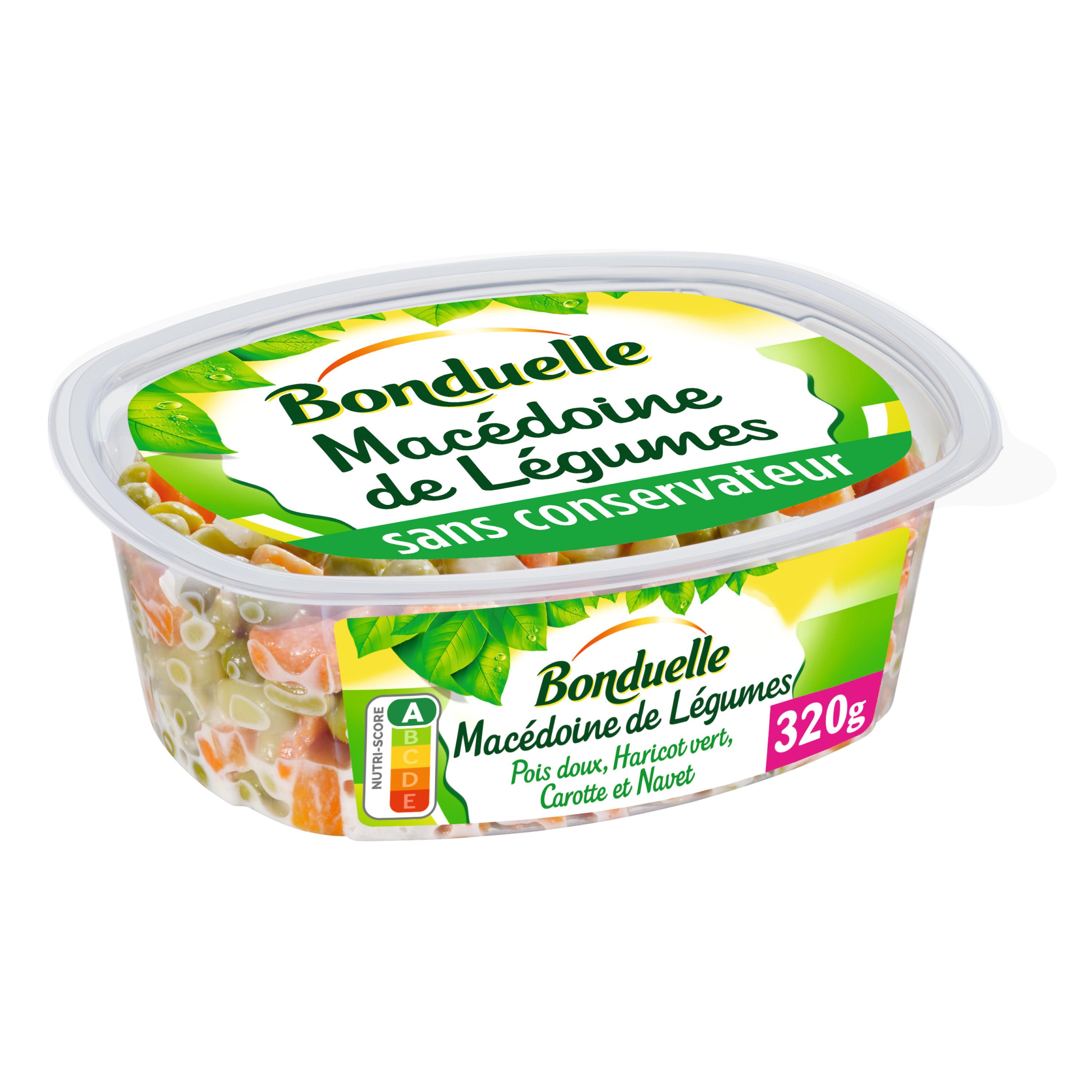 Voir la diapositive 4 : BONDUELLE Macédoine de légumes 320g