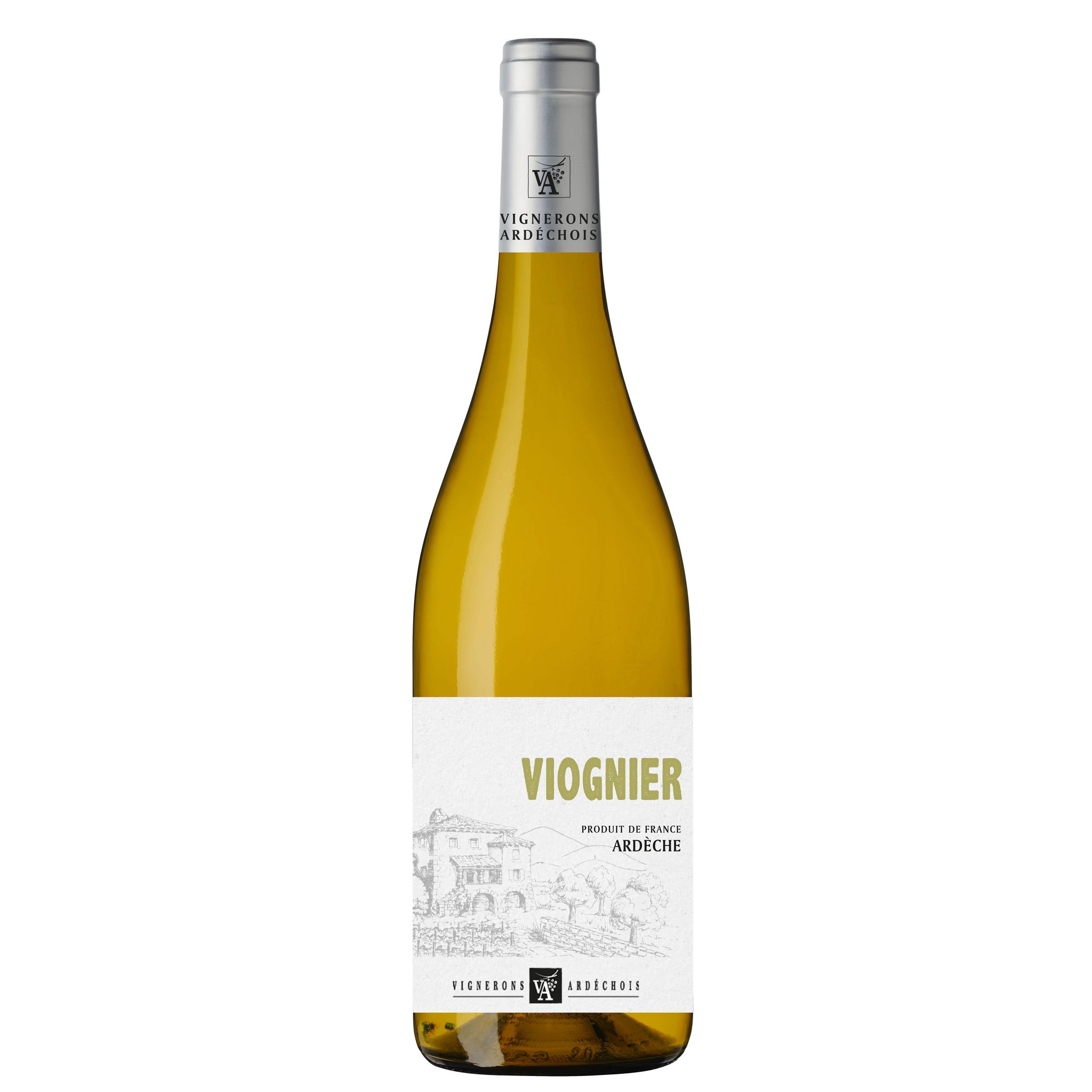 Voir la diapositive 2 : IGP Ardèche Viognier blanc 75cl