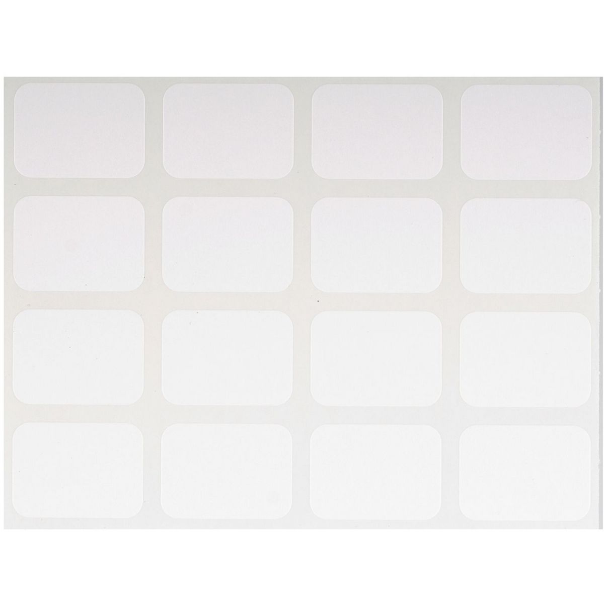AUCHAN Etiquettes 22x16mm blanches