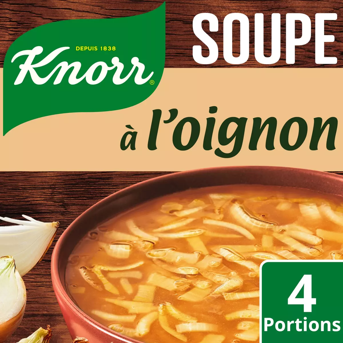 KNORR Soupe déshydratée à l'oignon 4 portions 84g
