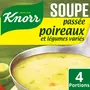 KNORR Soupe déshydratée passée légumes poireaux 4 portions 1l