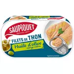 SAUPIQUET Filets de thon à l'huile d'olive vierge extra 115g