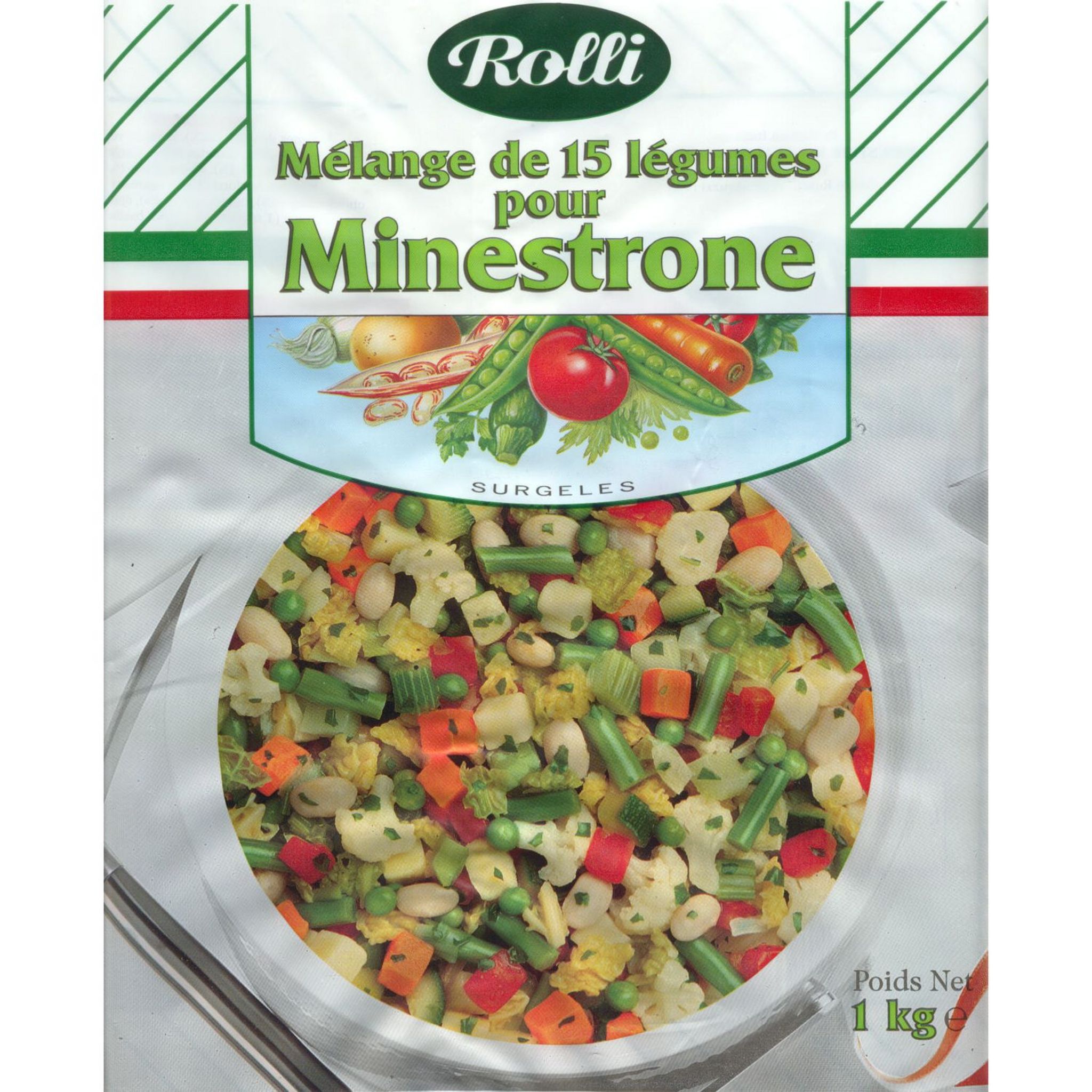 ROLLI Mélange de 15 légumes pour minestrone 1kg