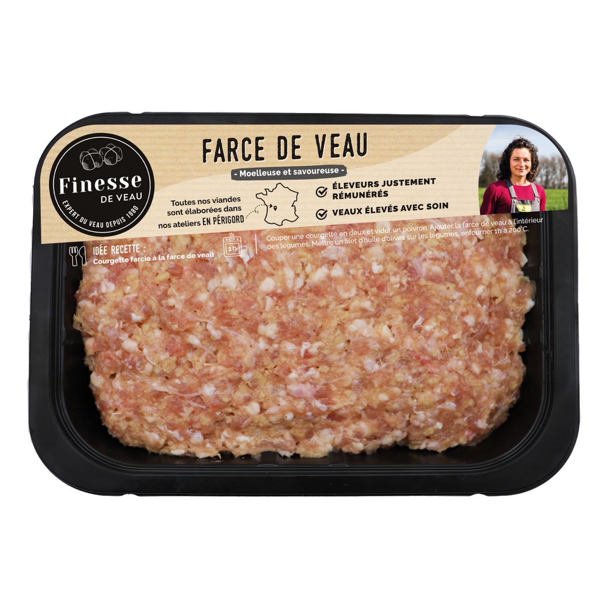 FINESSE DE VEAU Farce de veau 400g