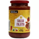 AUCHAN Sauce salsa fajita en bocal 430g