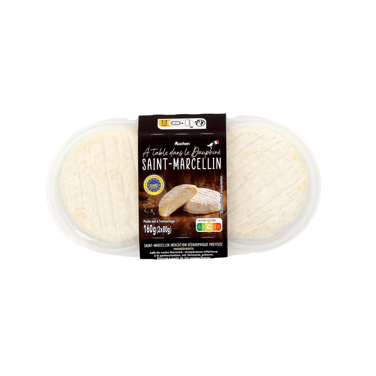 AUCHAN TERROIR Saint-Marcellin IGP 2x80g