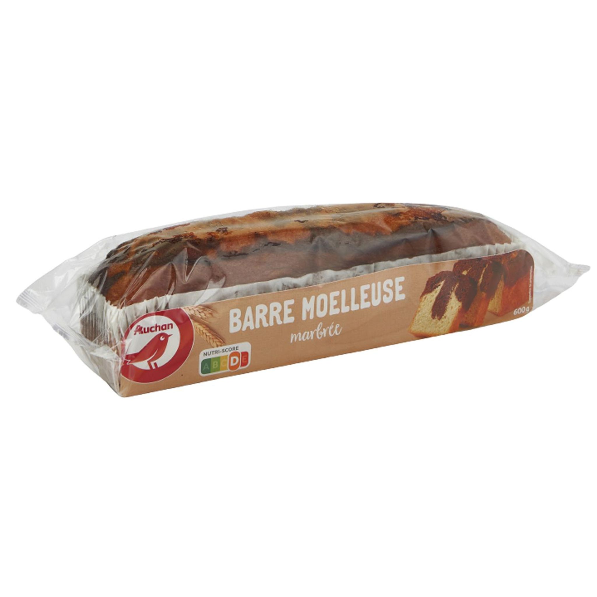 Voir la diapositive 3 : AUCHAN Barre moelleuse marbrée 600g