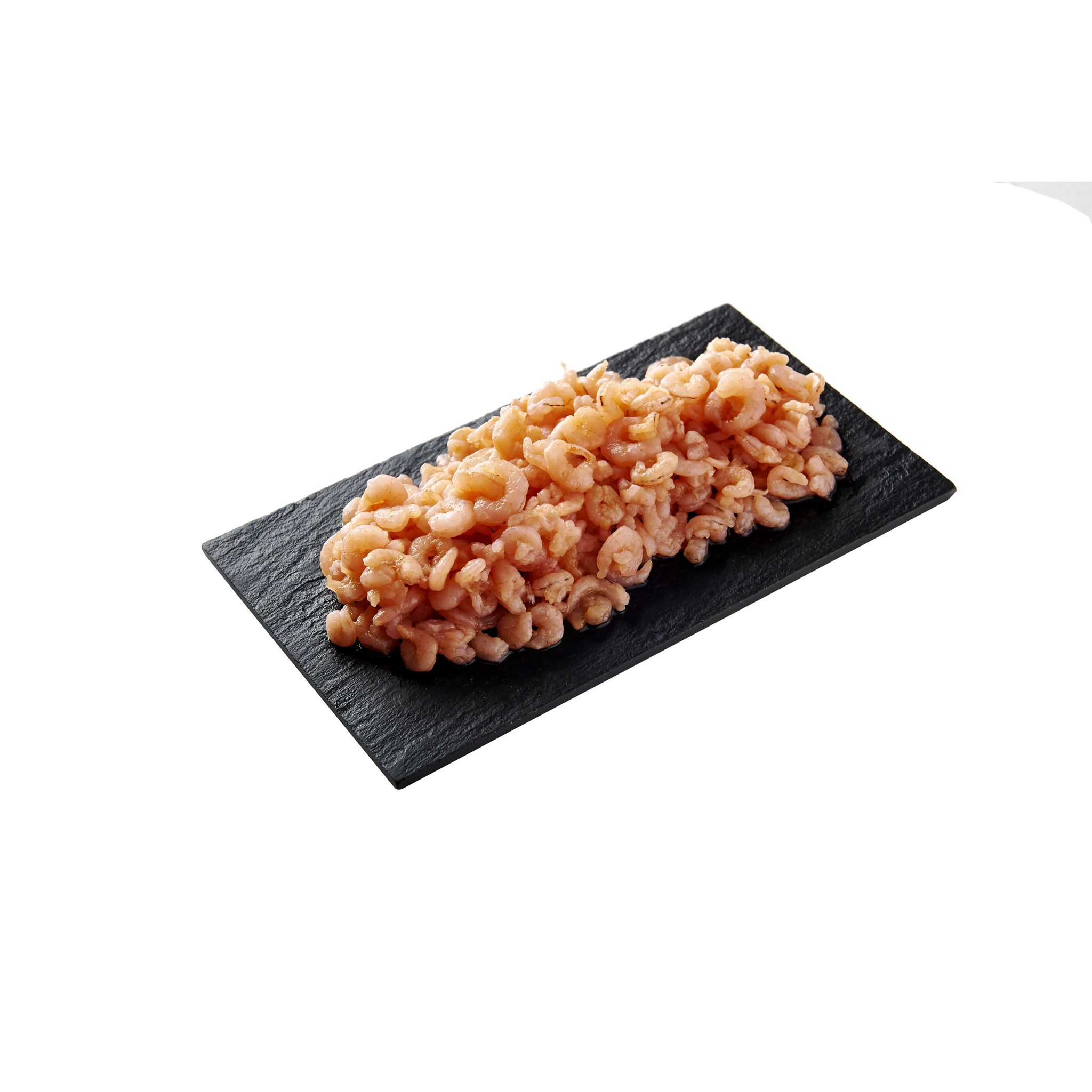 Voir la diapositive 2 : POUCE Crevettes sauvages décortiquées blanchies 400g