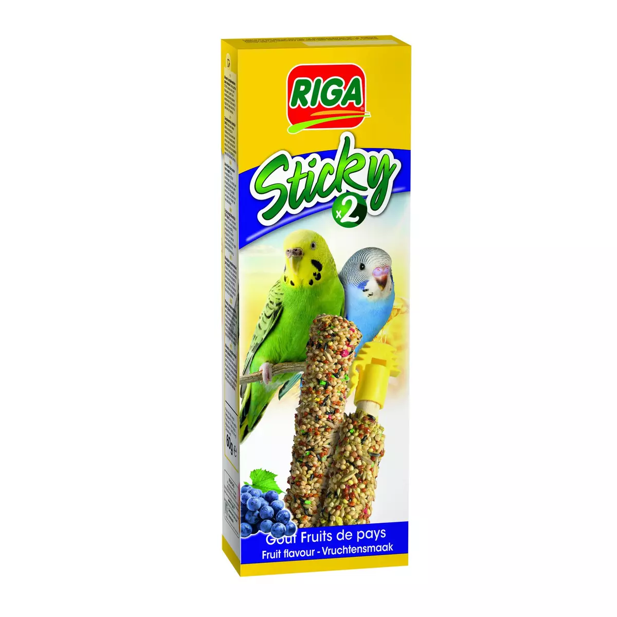 RIGA Sticky fruits du pays pour perruches 55g