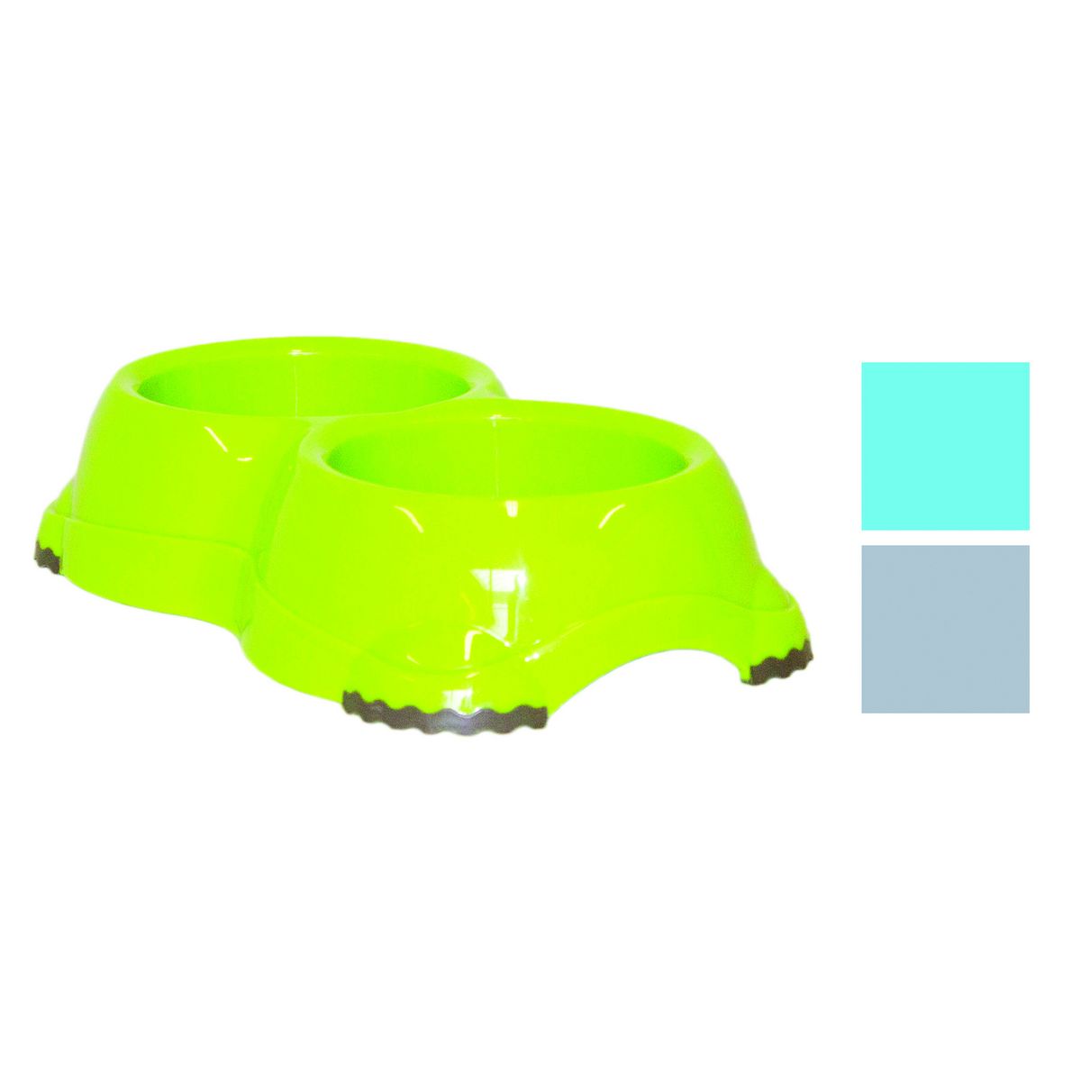 RIGA Mangeoire antidérapante double pour chien 2x645ml 1 pièce