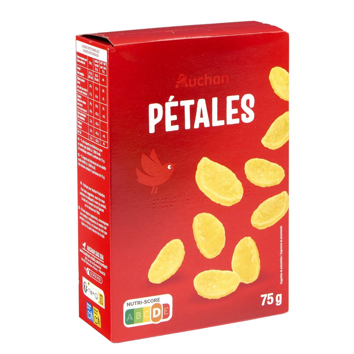 AUCHAN Pétales salés 75g