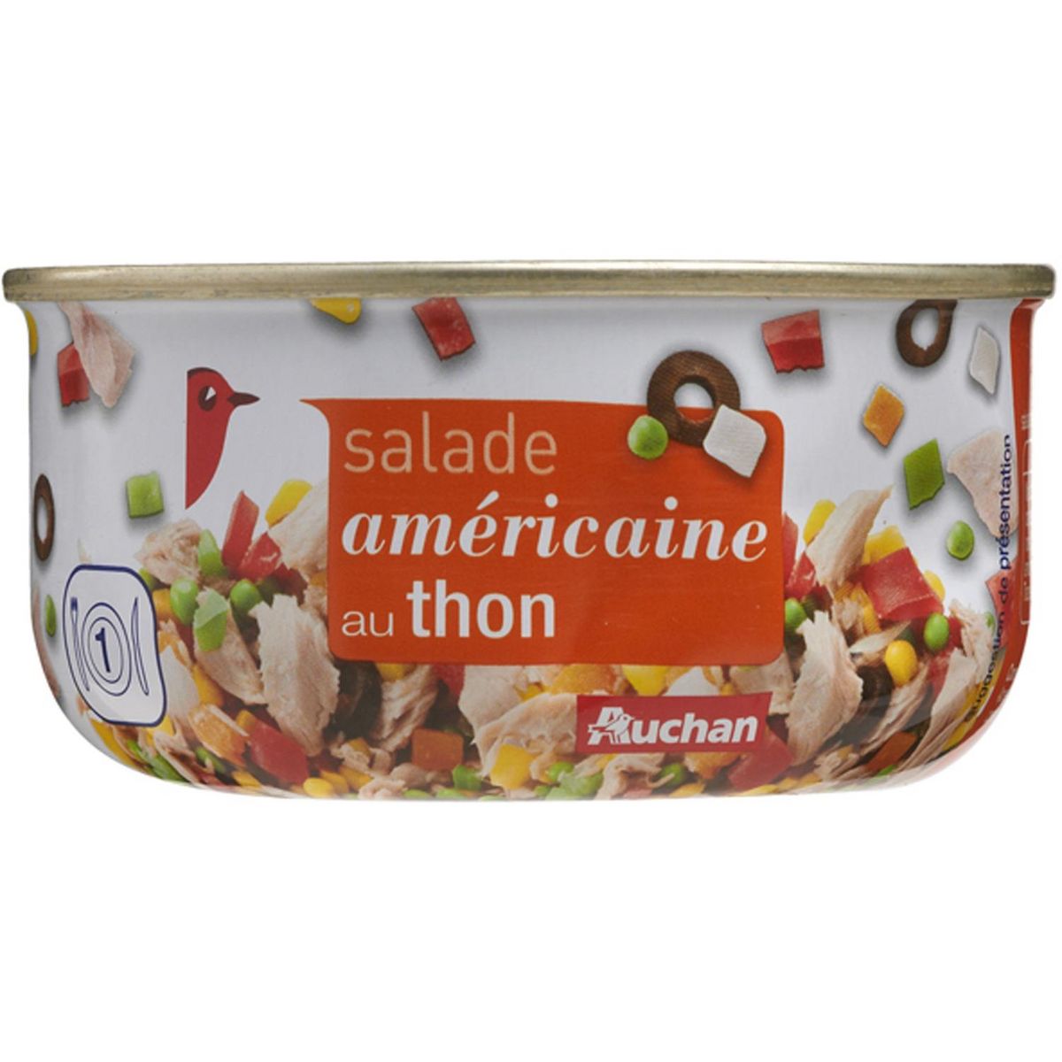 AUCHAN Salade de thon américaine 250g