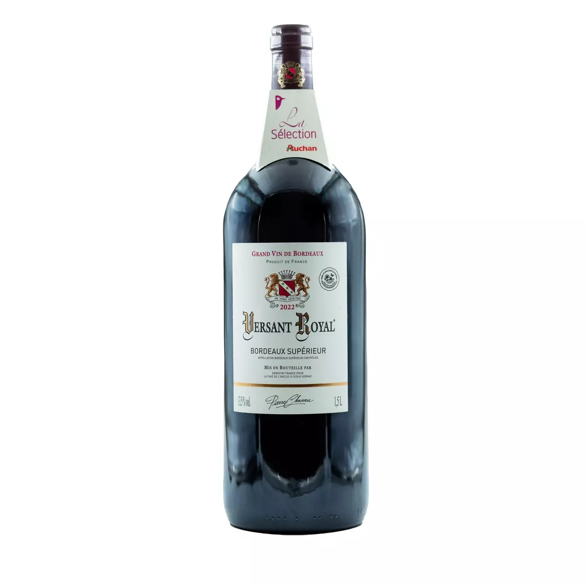 PIERRE CHANAU AOP Bordeaux Supérieur Versant Royal Magnum Rouge Grand format 1.5L
