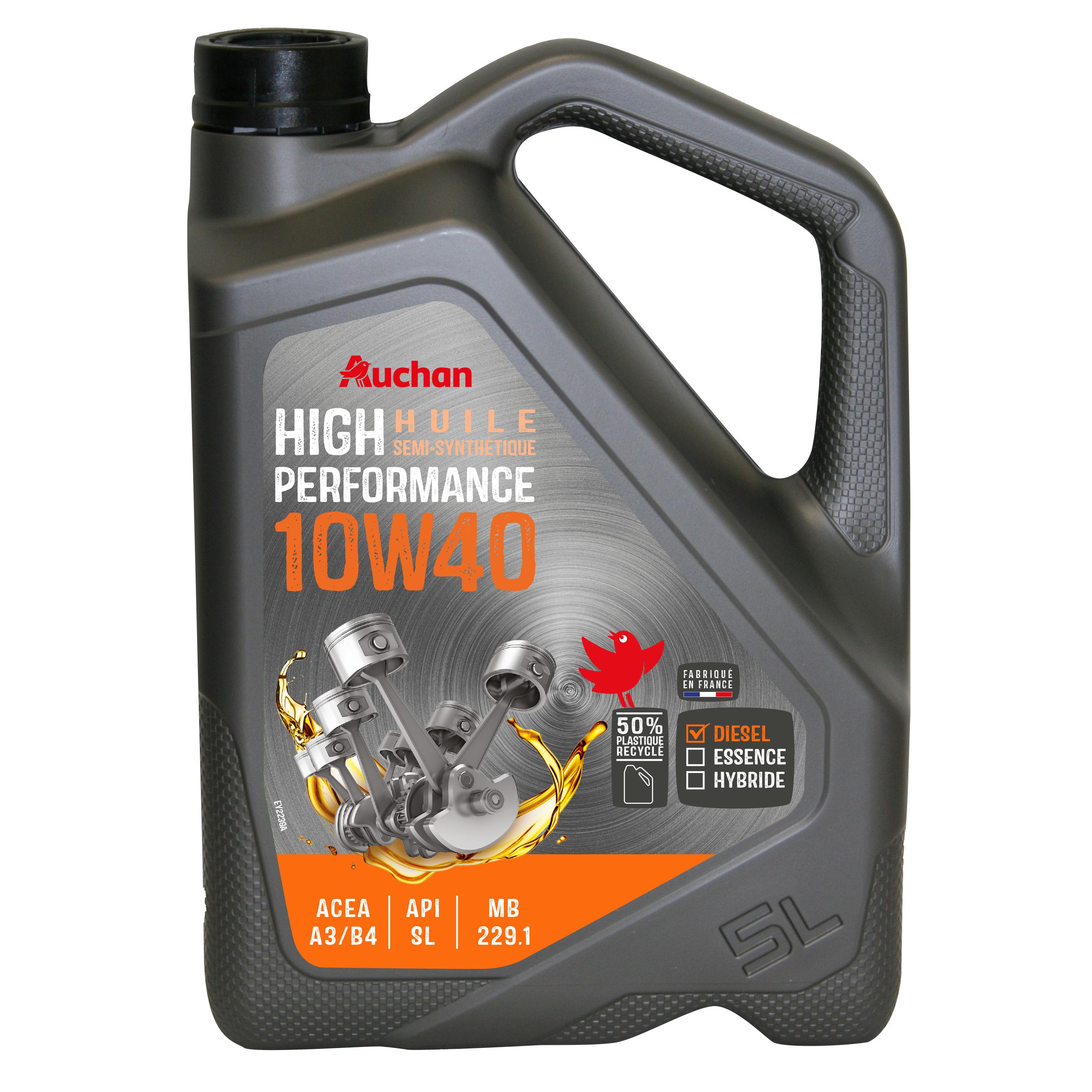 AUCHAN Huile moteur diesel 10W 405L
