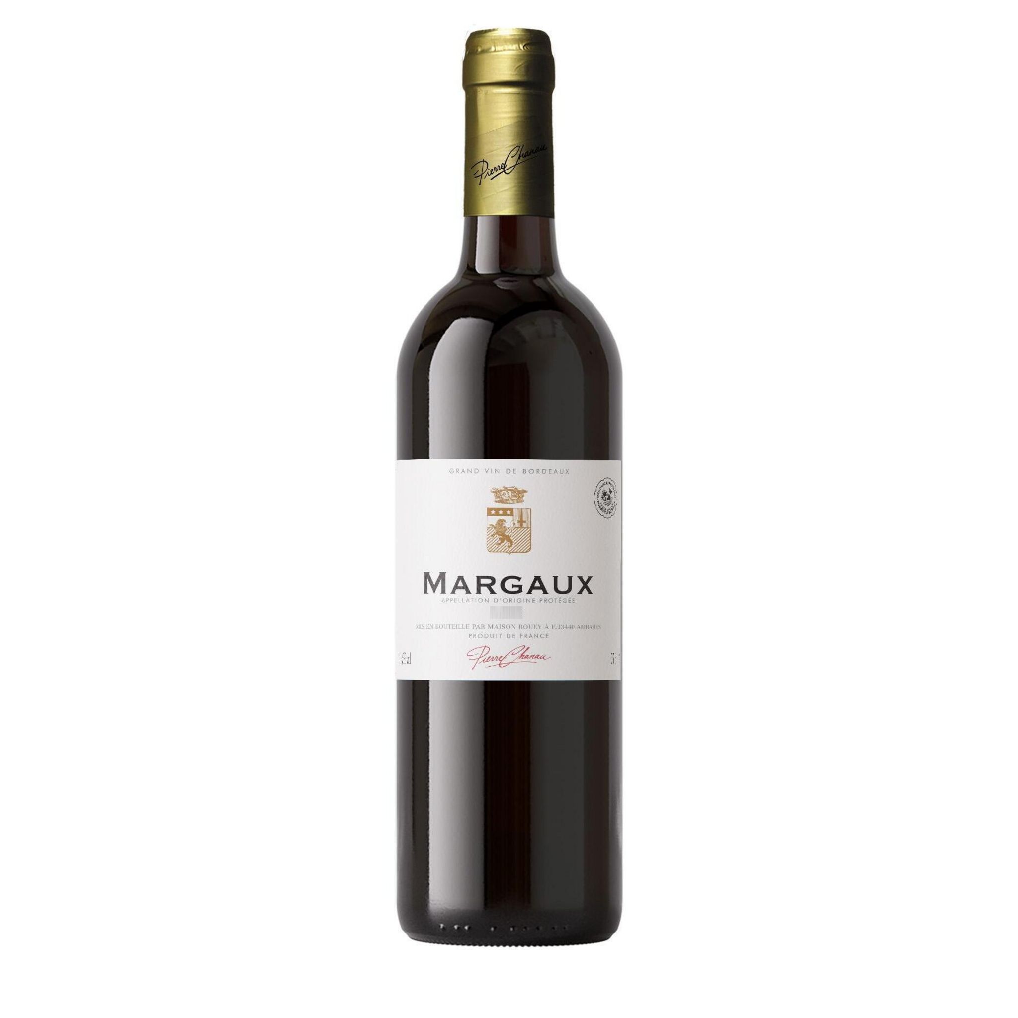 Voir la diapositive 2 : PIERRE CHANAU Vin rouge AOP Margaux 75cl