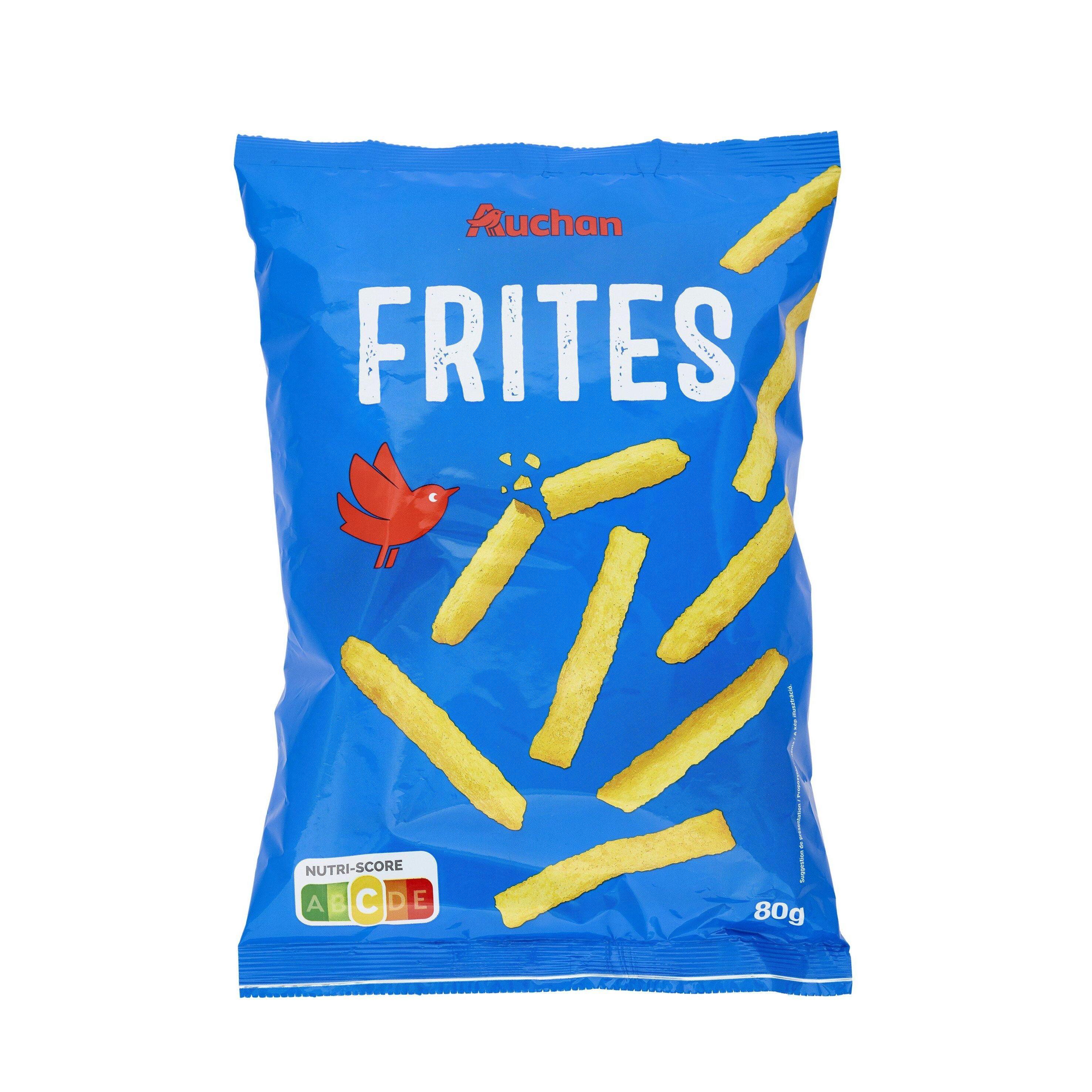 Voir la diapositive 3 : AUCHAN Frites salées apéritives 80g