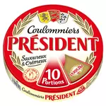 PRESIDENT Coulommiers 10 portions 350g