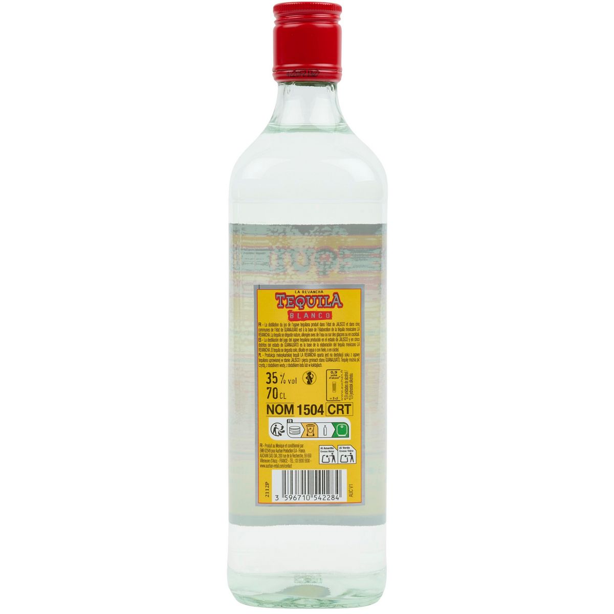 XALAPAK Tequila blanco 35% 70cl