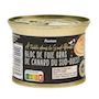 Voir la diapositive 3 : AUCHAN TERROIR Bloc de foie gras de canard du Sud-Ouest 4 parts 150g