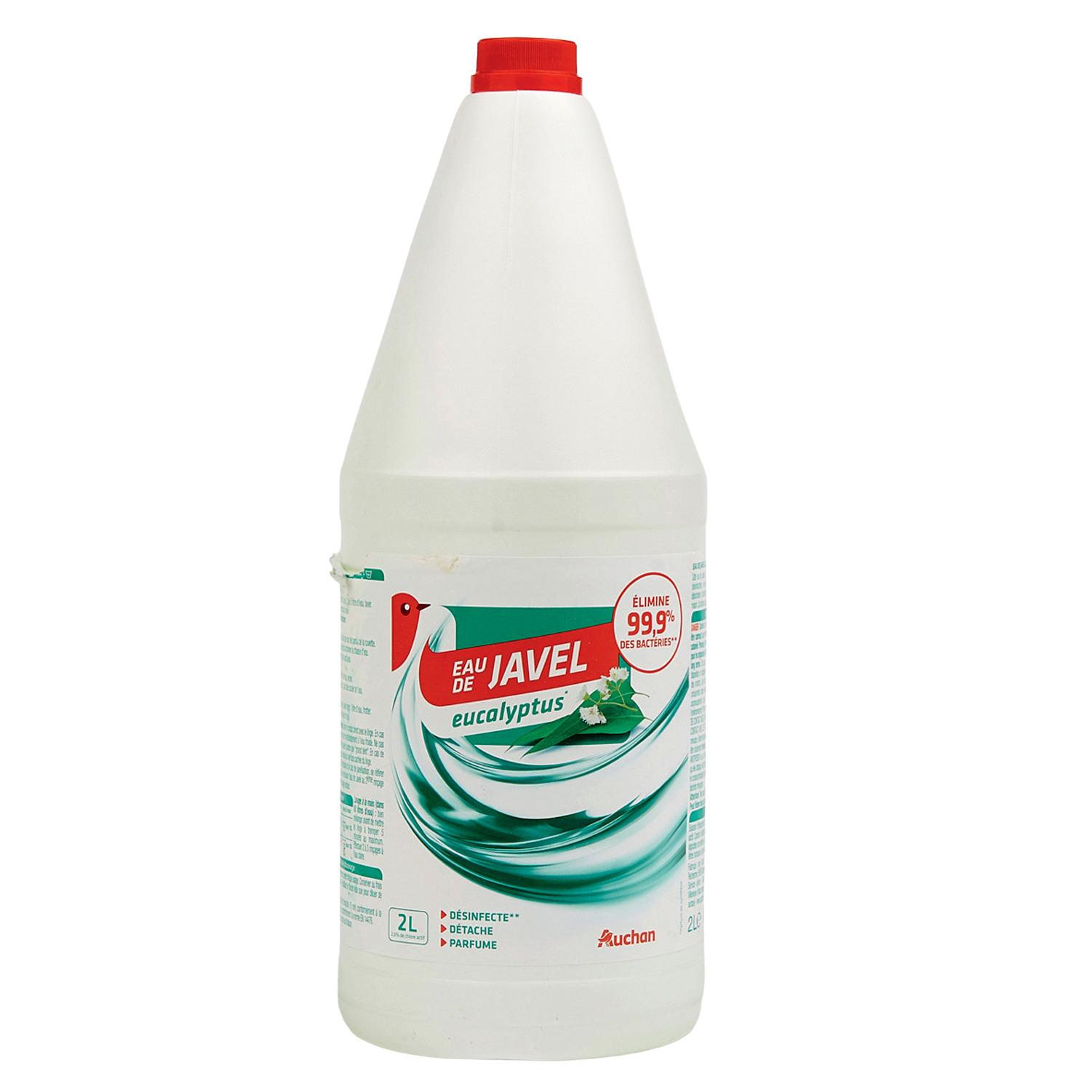 Voir la diapositive 2 : AUCHAN Eau de javel à l'eucalyptus 2l