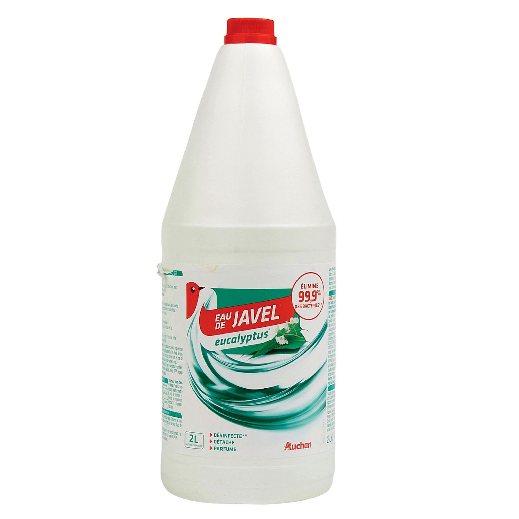 Voir la diapositive 2 : AUCHAN Eau de javel à l'eucalyptus 2l