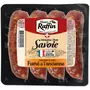 HENRI RAFFIN Diots saucisses de Savoie fumées à l'ancienne 4 pièces 34g