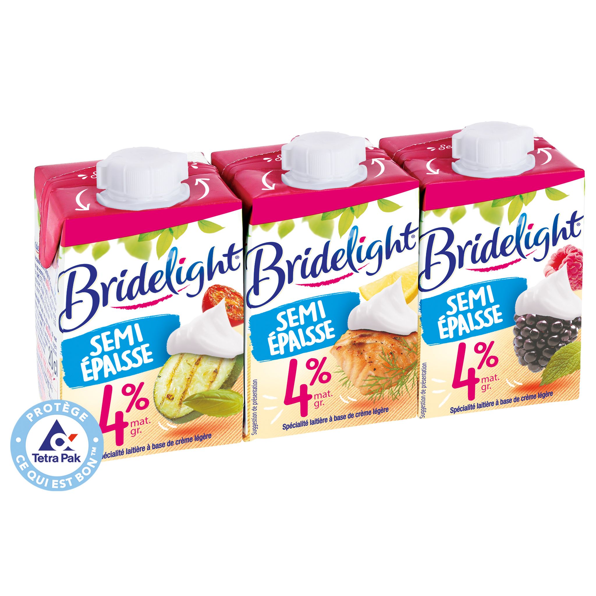 Voir la diapositive 2 : BRIDELIGHT Crème fluide 3x20cl