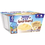 Nestlé NESTLE P'tit gourmand petit pot crème dessert vanille dès 6 mois
