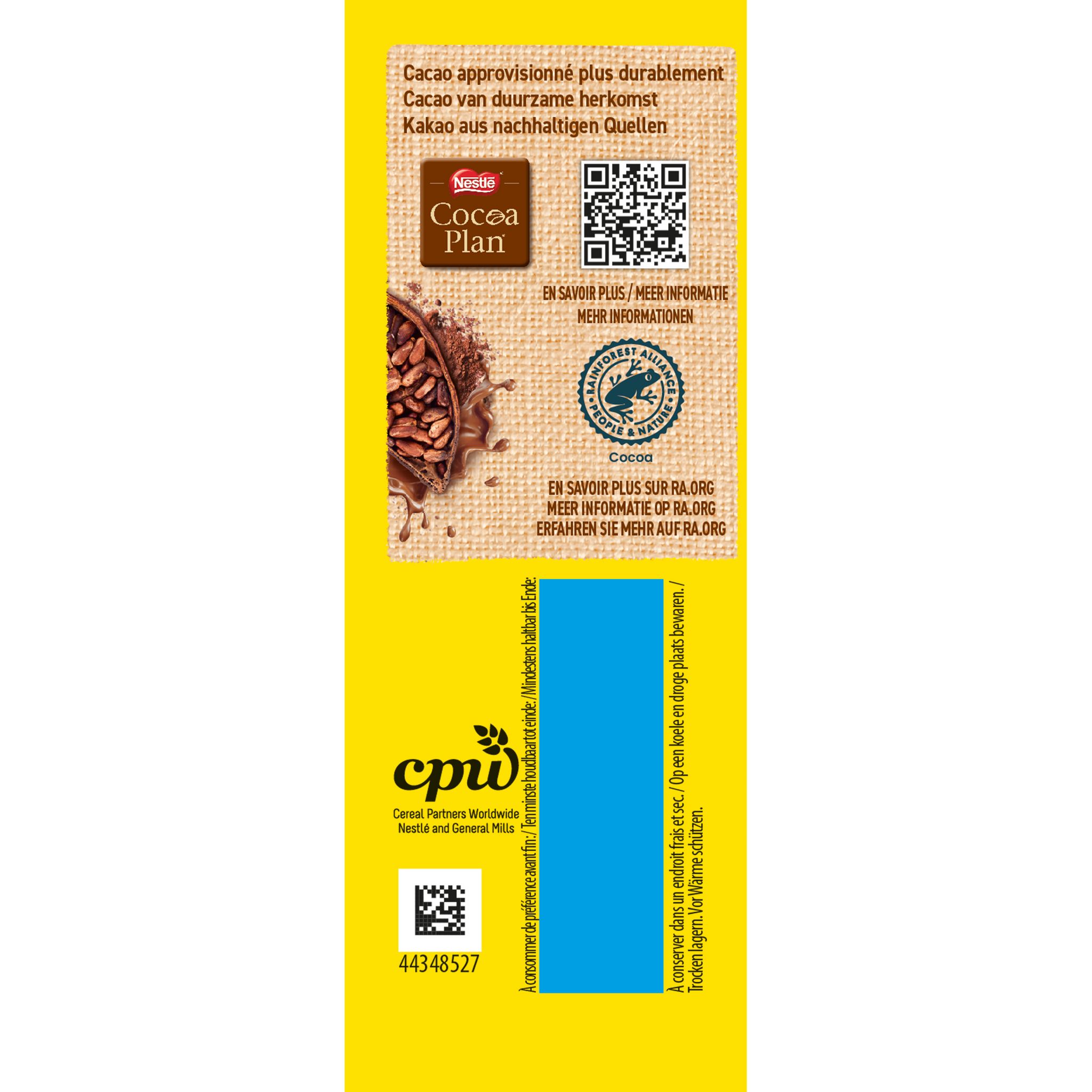 Voir la diapositive 2 : NESQUIK Barres de céréales au chocolat 6 barres 150g