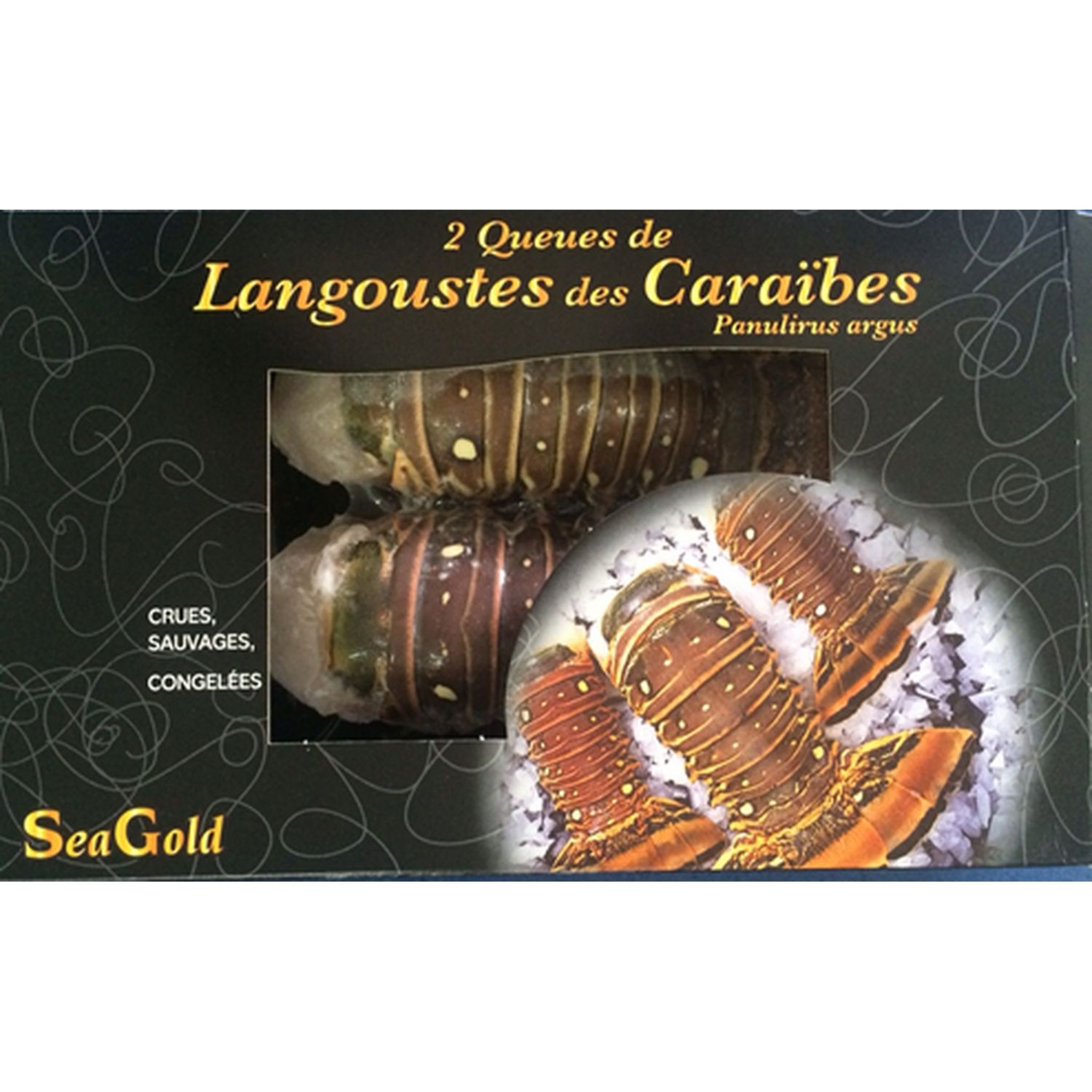 SEA GOLD Queue de langouste des Caraïbes 2 pièces 450g