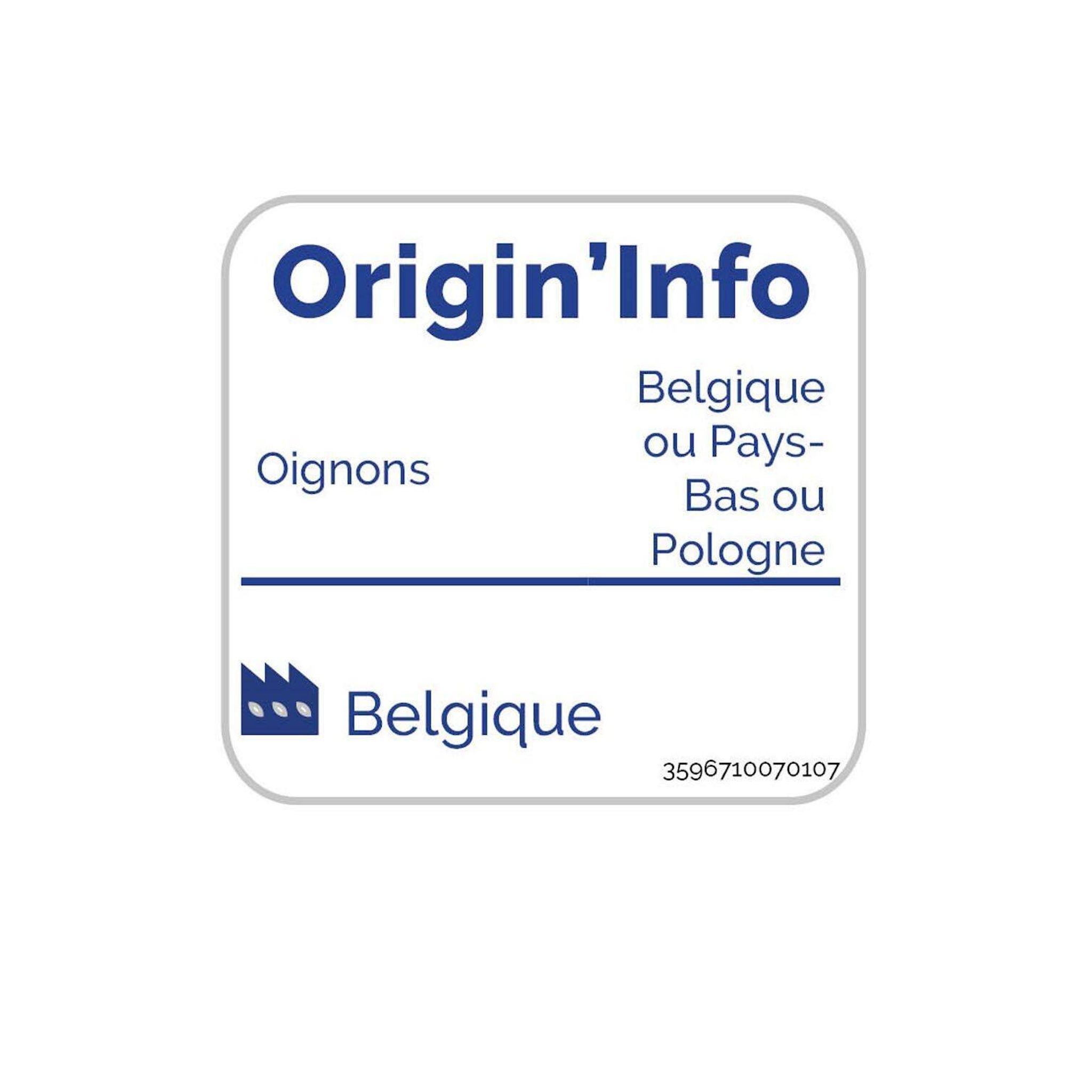 Voir la diapositive 2 : AUCHAN Oignons émincés 1kg