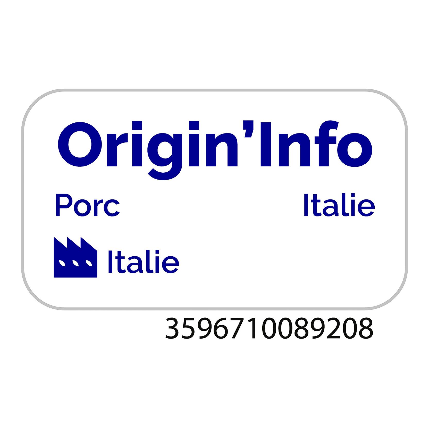 Voir la diapositive 3 : AUCHAN TAVOLA IN ITALIA Jambon sec de San Danièle AOP 5 tranches 70g