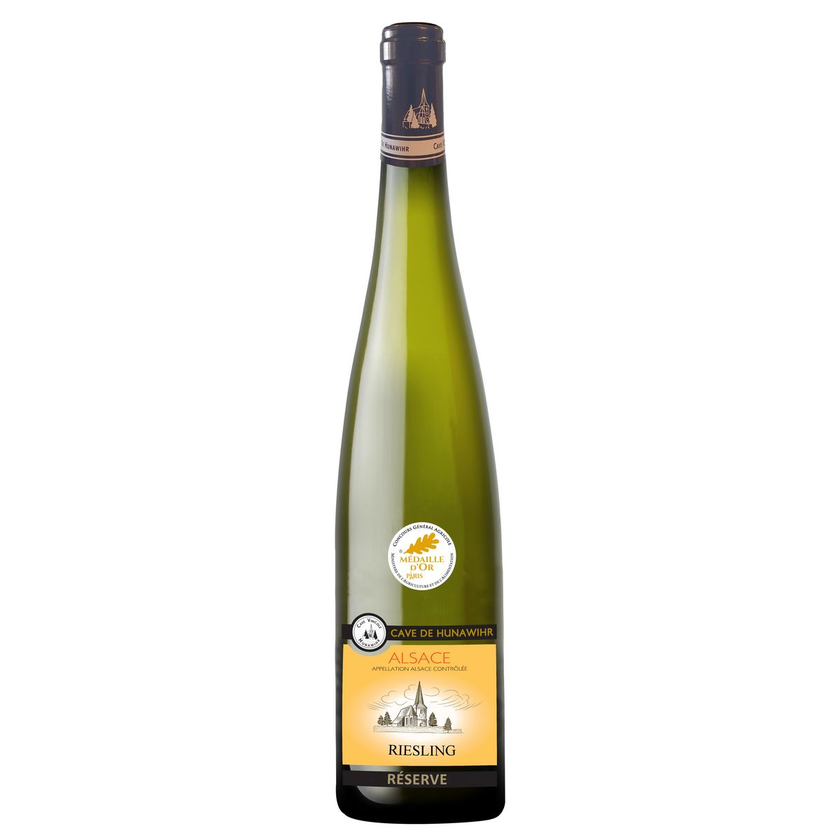 AOP Alsace Riesling Cave de Hunawihr blanc 75cl