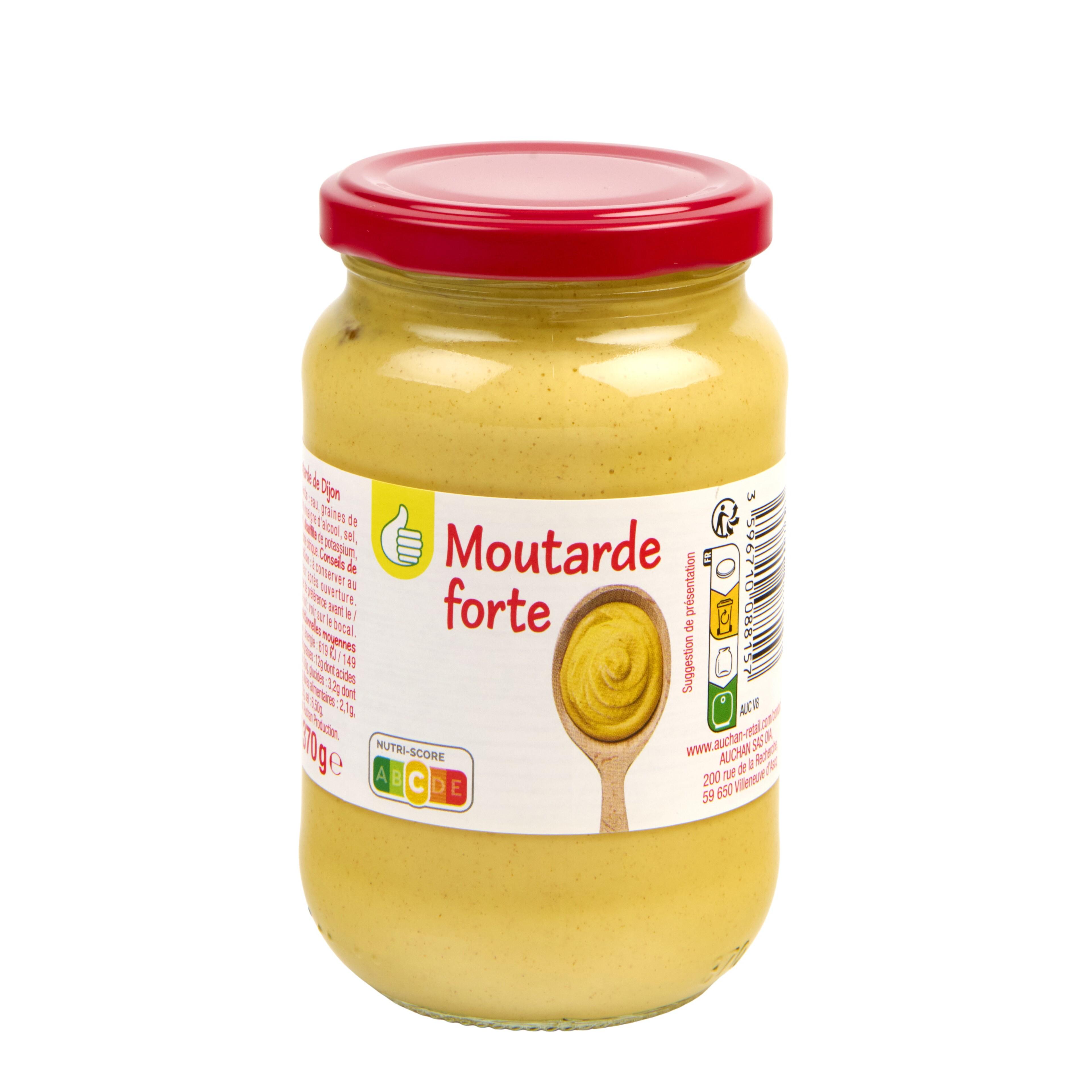 Voir la diapositive 2 : POUCE Moutarde de Dijon au vinaigre 370g