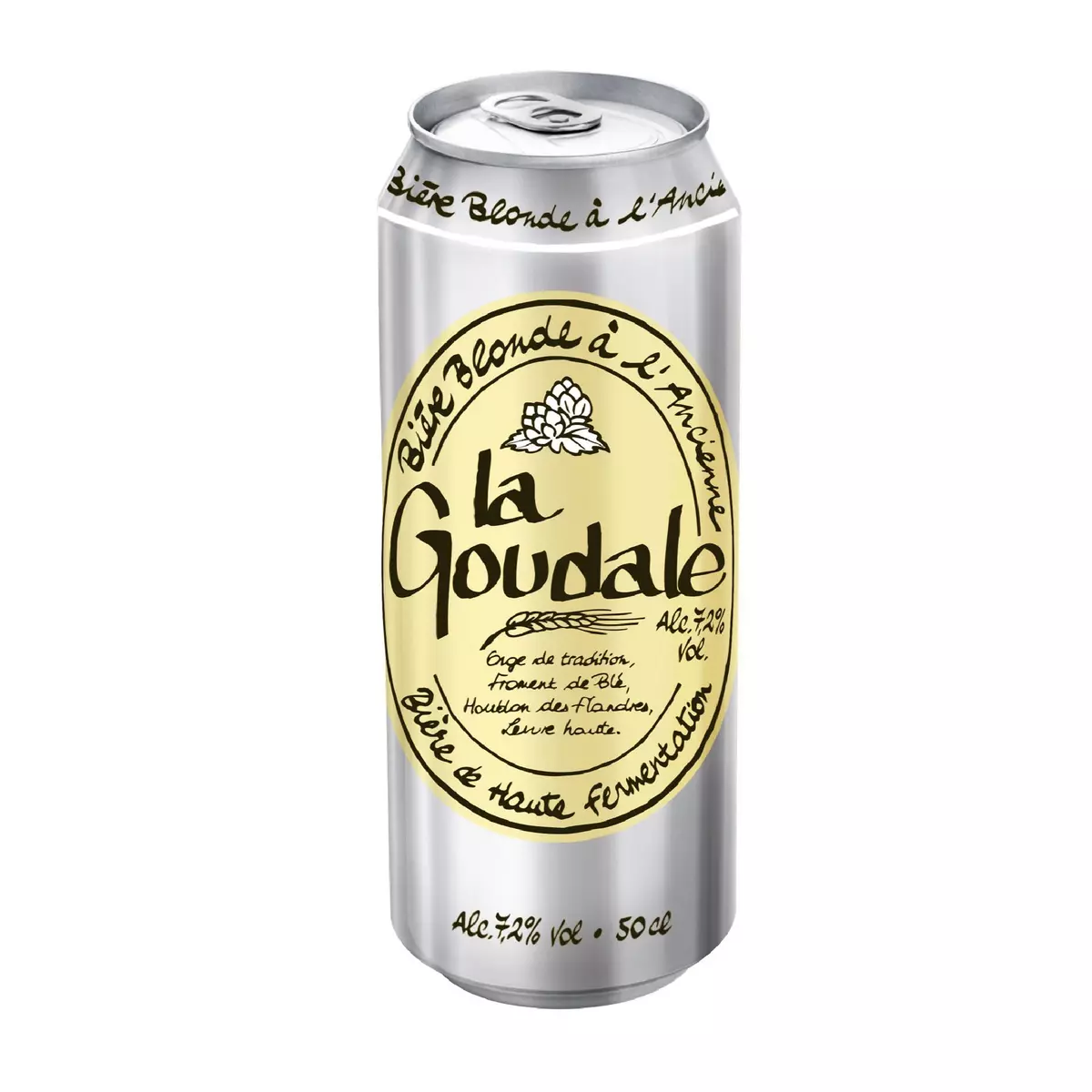 LA GOUDALE Bière blonde à l'ancienne 7,2% boîte 50cl
