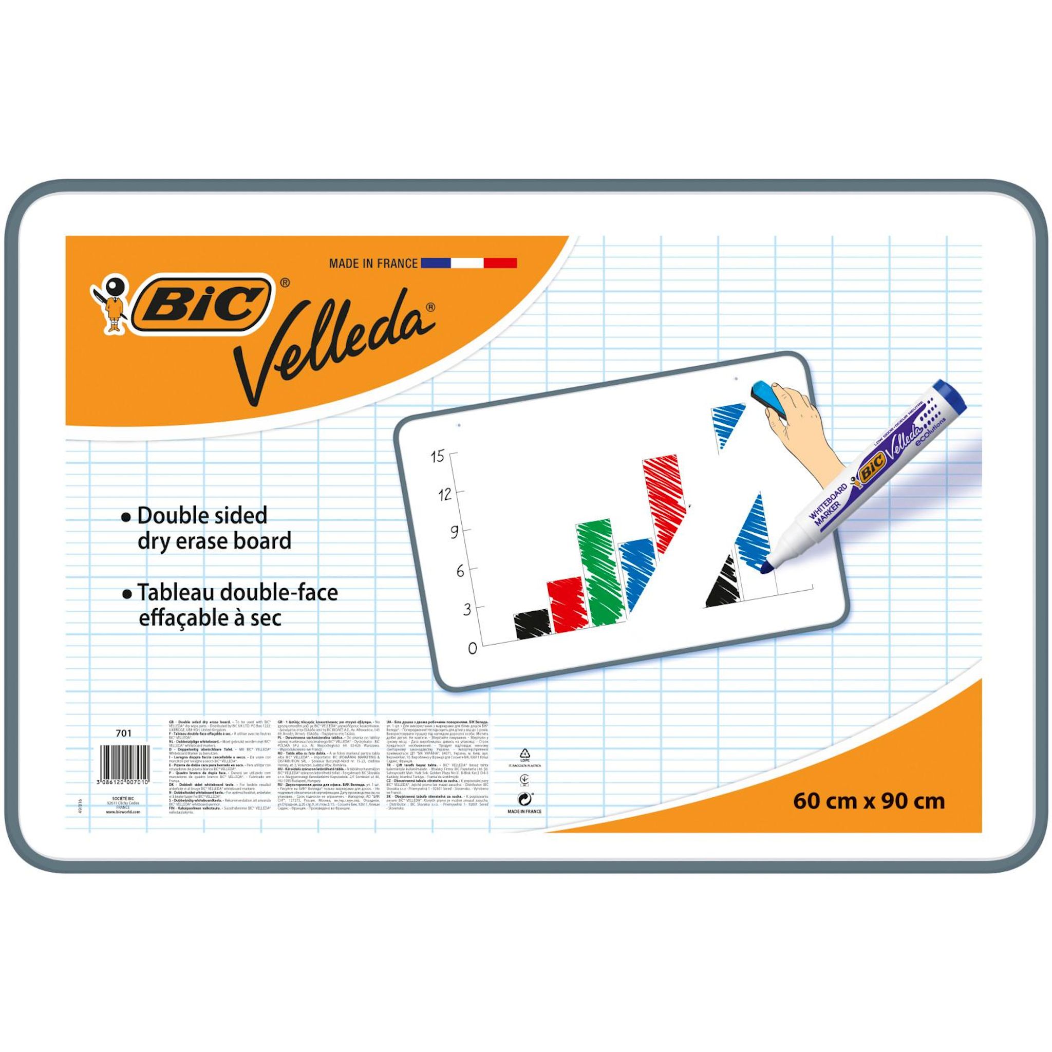 BIC Tableau blanc Velleda 90x60cm